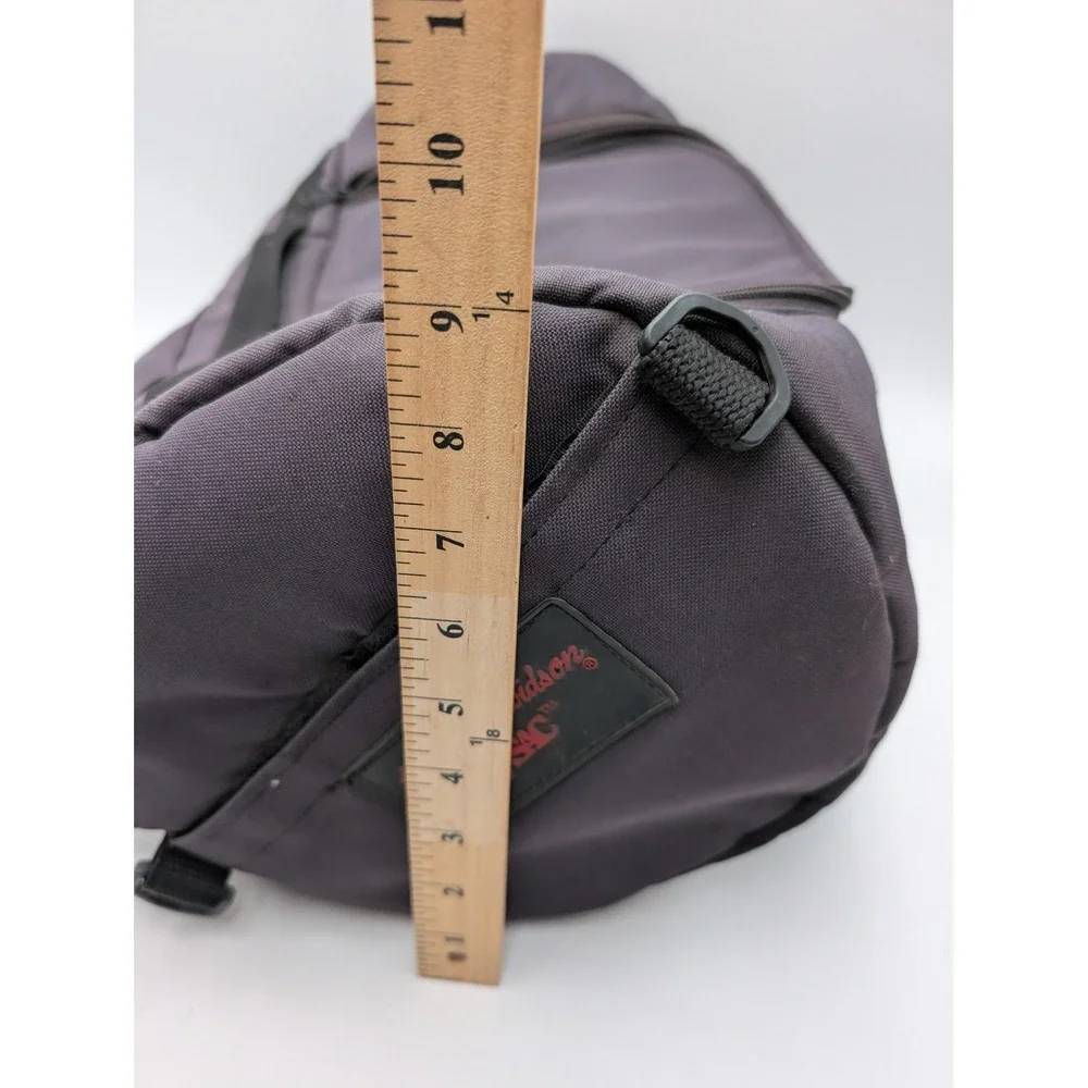 Harley‎ Davidson Bag Large Black SAC Motorcycle Sissy Bar Tail Bag Canvas